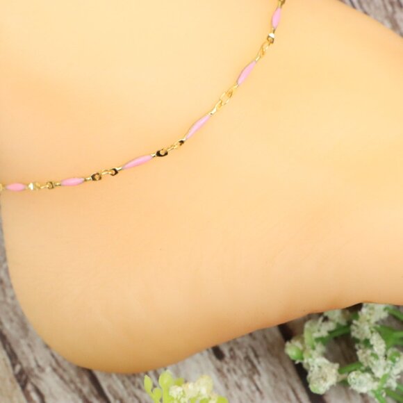 "Dainty Anklet for Women – Elegant Everyday Jewelry & Perfect Gift | MLCRC1844 - Picture 5 of 10